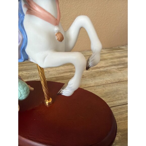 2002 Lenox Carousel Horse "Ocean Fantasy Seahorse" Ltd Ed 1500 w/COA No Box - Picture 9 of 16